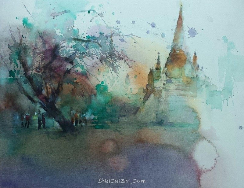 永山裕子静物水彩画作品欣赏之一