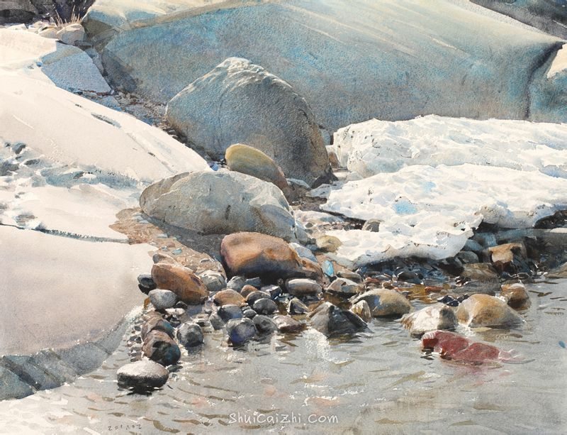 波兰水彩画家Stanislaw Zoladz风景作品