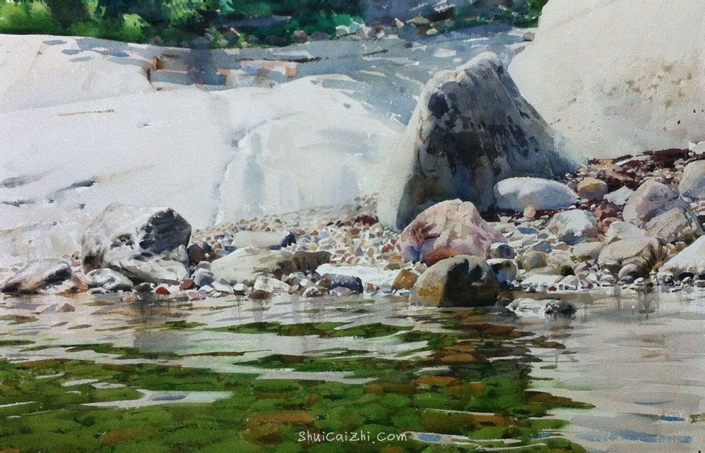 波兰水彩画家Stanislaw Zoladz风景作品