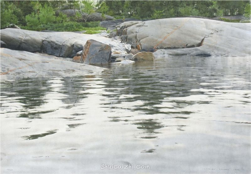 波兰水彩画家Stanislaw Zoladz风景作品