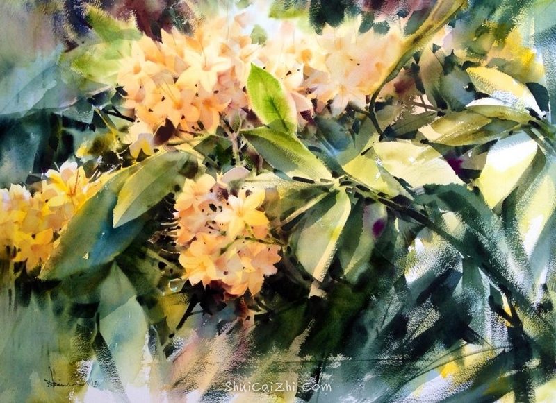 泰国水彩画家Adisorn Pornsirikarn (9)