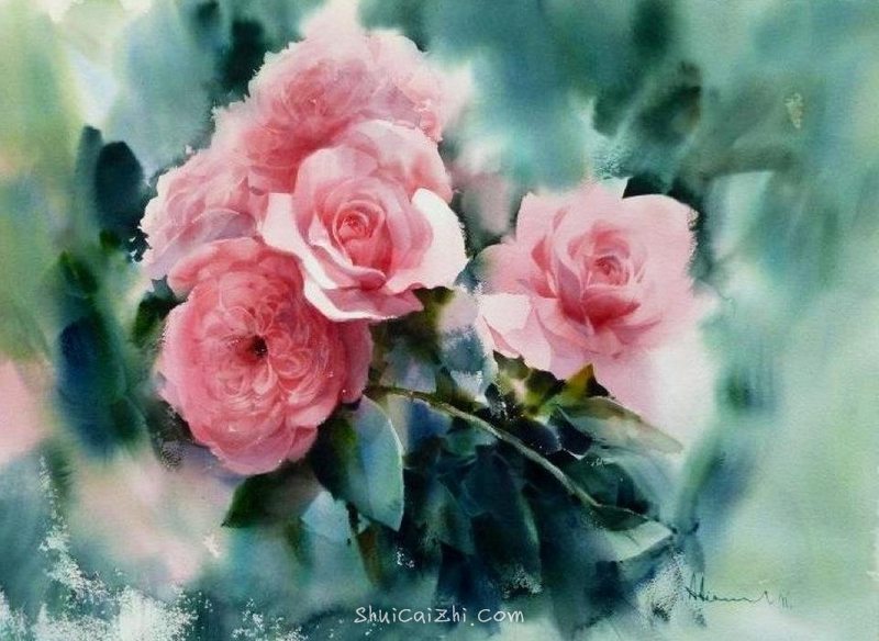 泰国水彩画家Adisorn Pornsirikarn (10)