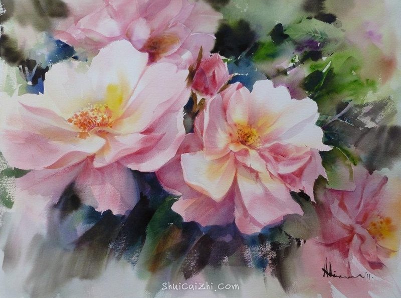 泰国水彩画家Adisorn Pornsirikarn (13)