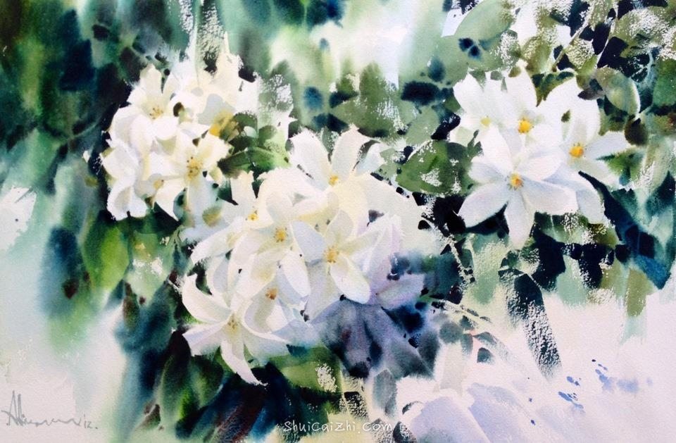 泰国水彩画家Adisorn Pornsirikarn (20)