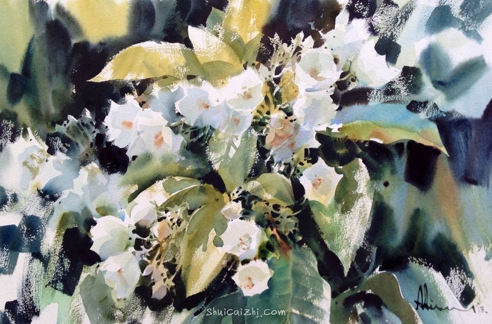 泰国水彩画家Adisorn Pornsirikarn (23)