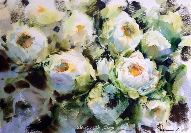 泰国水彩画家Adisorn Pornsirikarn (113)