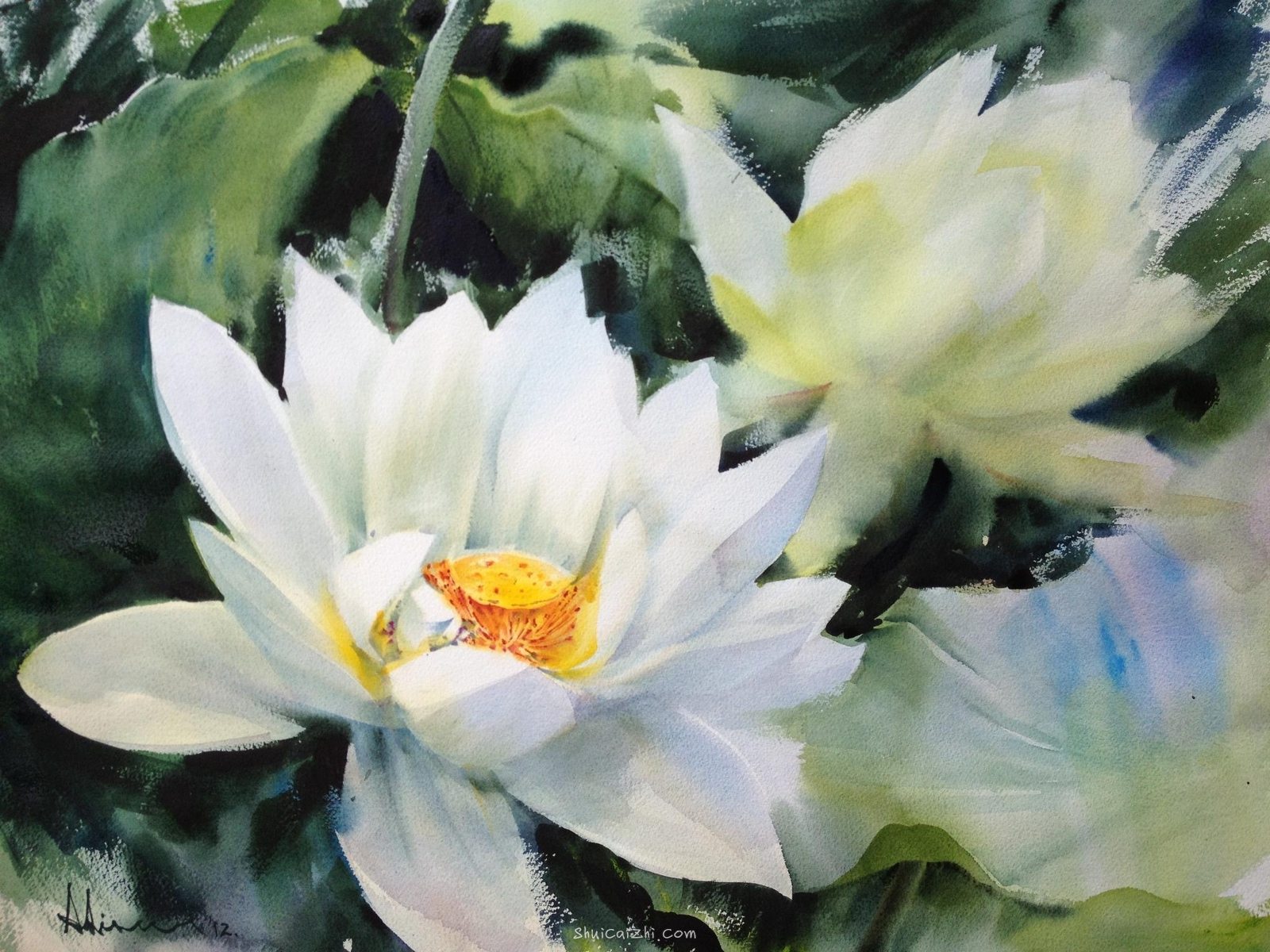 泰国水彩画家Adisorn Pornsirikarn (38)