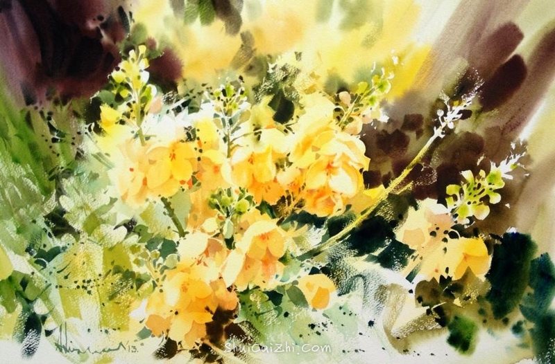 泰国水彩画家Adisorn Pornsirikarn (91)