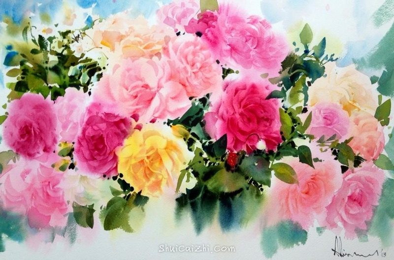 泰国水彩画家Adisorn Pornsirikarn (92)