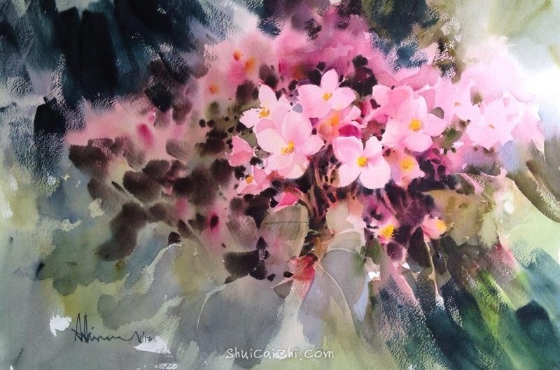 泰国水彩画家Adisorn Pornsirikarn (93)