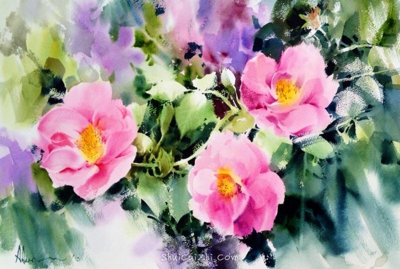 泰国水彩画家Adisorn Pornsirikarn (100)