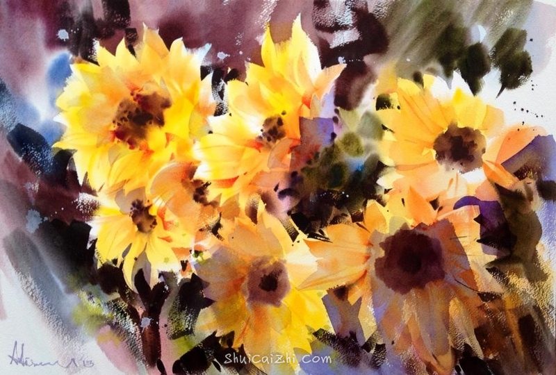 泰国水彩画家Adisorn Pornsirikarn (101)