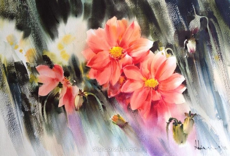 泰国水彩画家Adisorn Pornsirikarn (103)