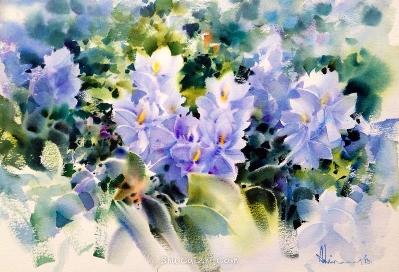 泰国水彩画家Adisorn Pornsirikarn (104)