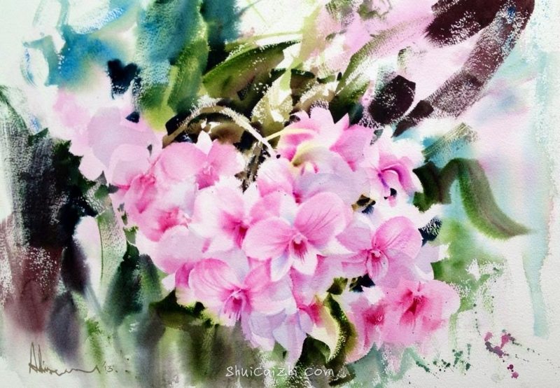 泰国水彩画家Adisorn Pornsirikarn (108)