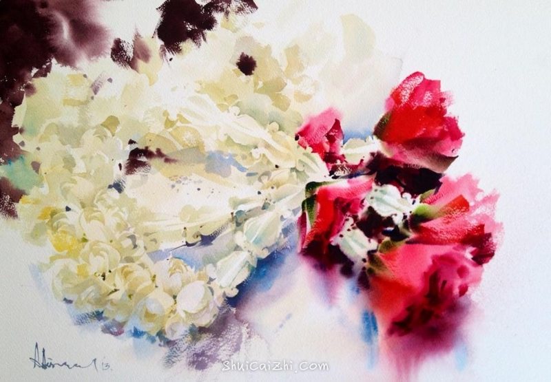 泰国水彩画家Adisorn Pornsirikarn (109)