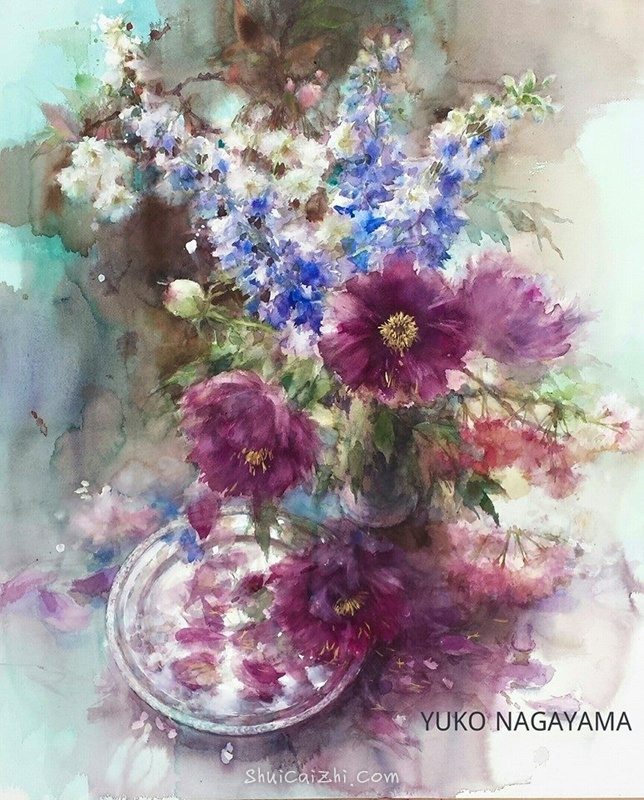 永山裕子静物水彩画 (8)