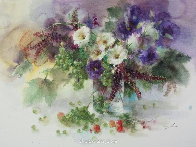 永山裕子静物水彩画 (14)