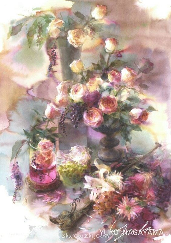 永山裕子静物水彩画 (16)