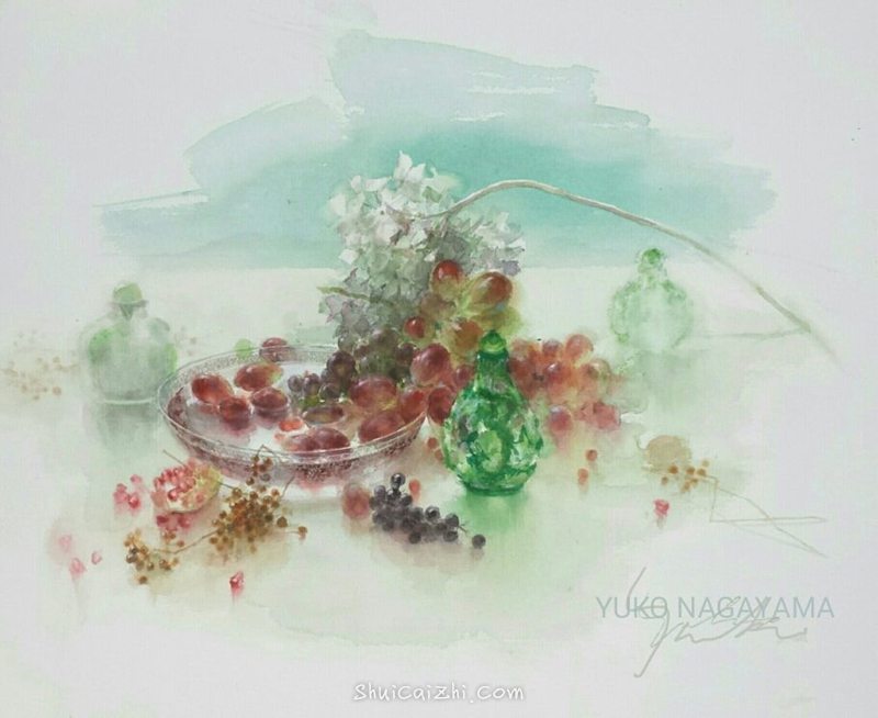 永山裕子静物水彩画 (18)