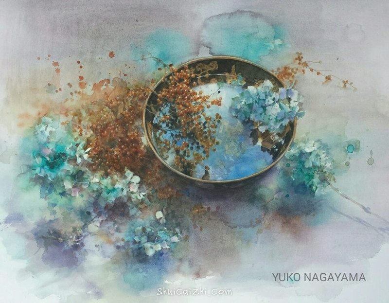 永山裕子静物水彩画 (23)