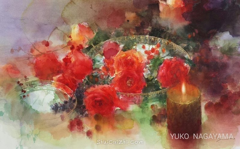 永山裕子静物水彩画 (24)