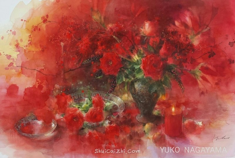 永山裕子静物水彩画 (25)