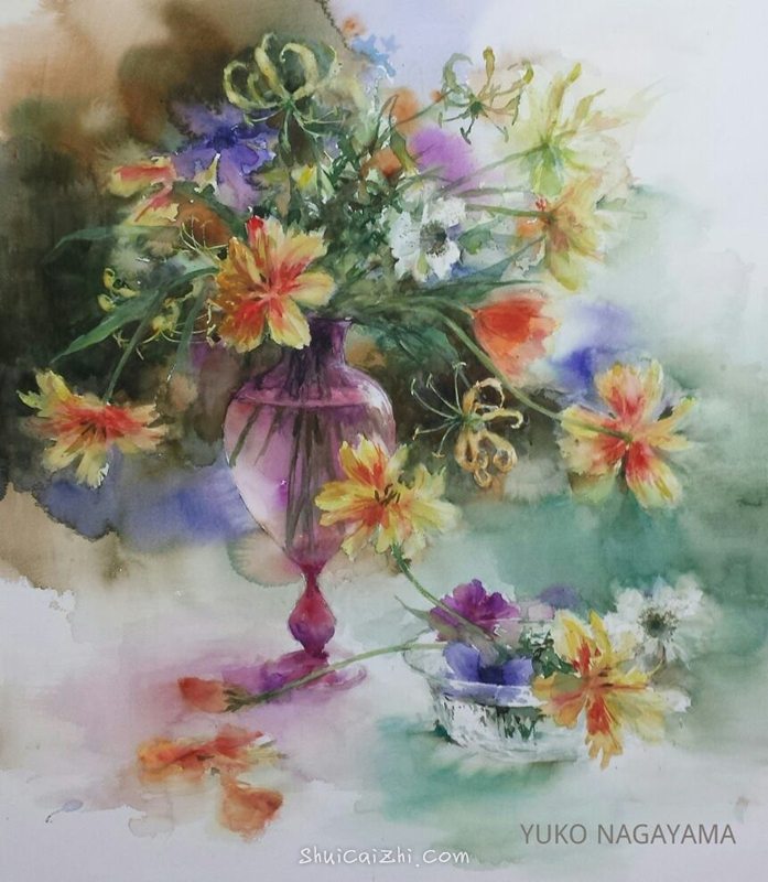 永山裕子静物水彩画 (29)