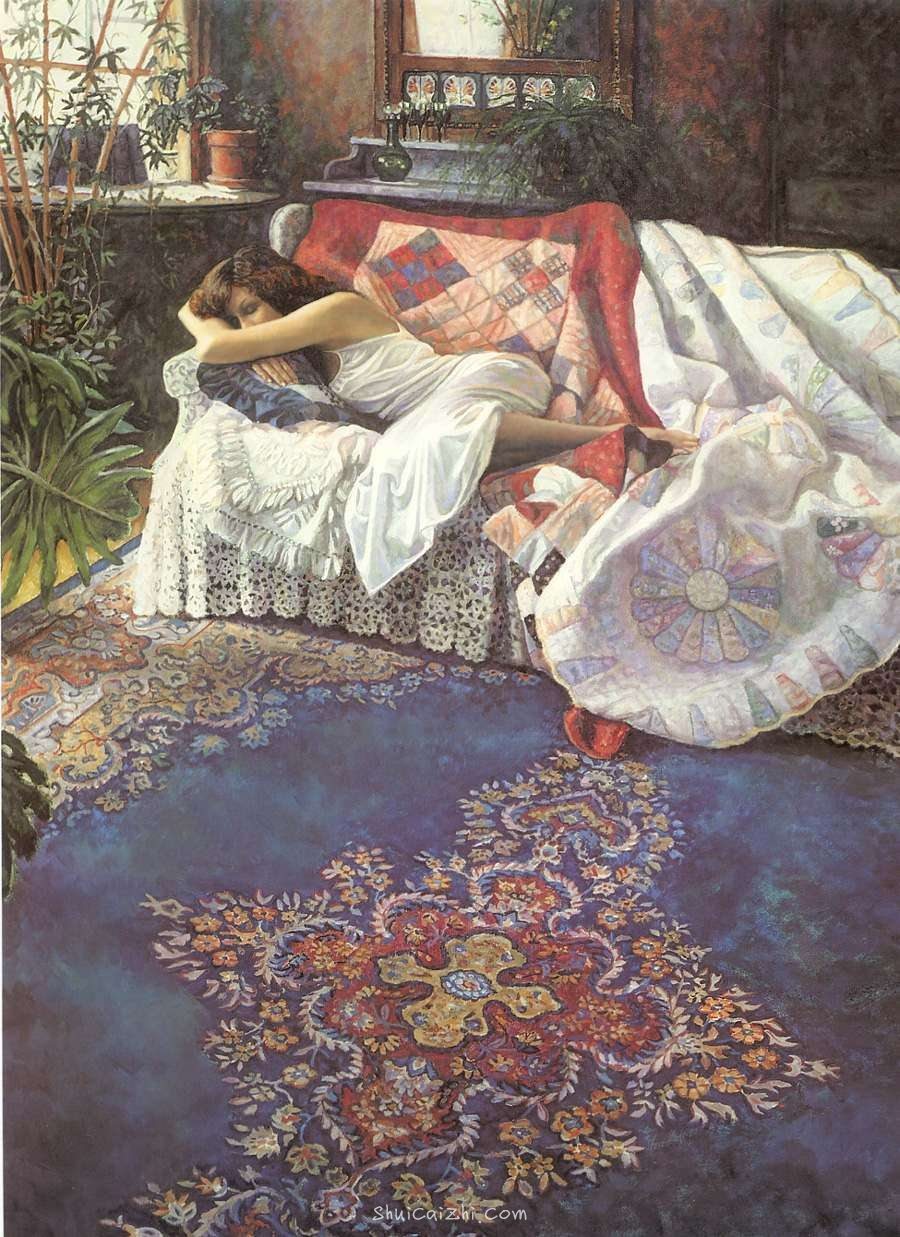 美国水彩大师Steve Hanks人物作品欣赏