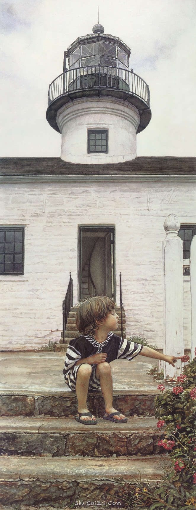 美国水彩大师Steve Hanks人物作品欣赏