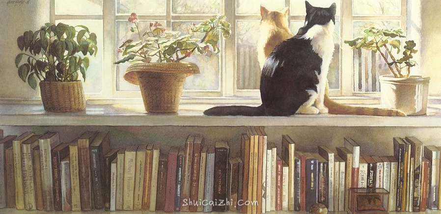 美国Steve Hanks史蒂夫.汉斯水彩人物作品二