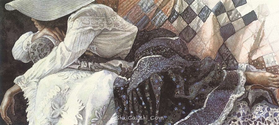 美国Steve Hanks史蒂夫.汉斯水彩人物作品二