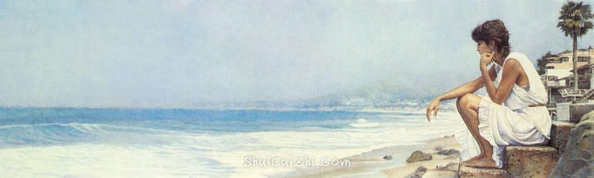 美国Steve Hanks史蒂夫.汉斯水彩人物作品二