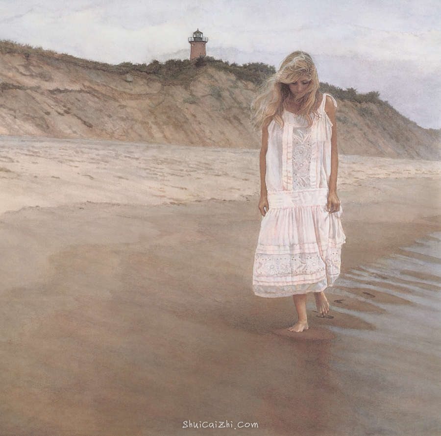 美国Steve Hanks史蒂夫.汉斯水彩人物作品二