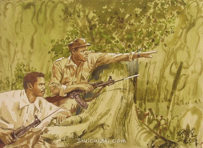 柳新生风景水彩画作品 (9)