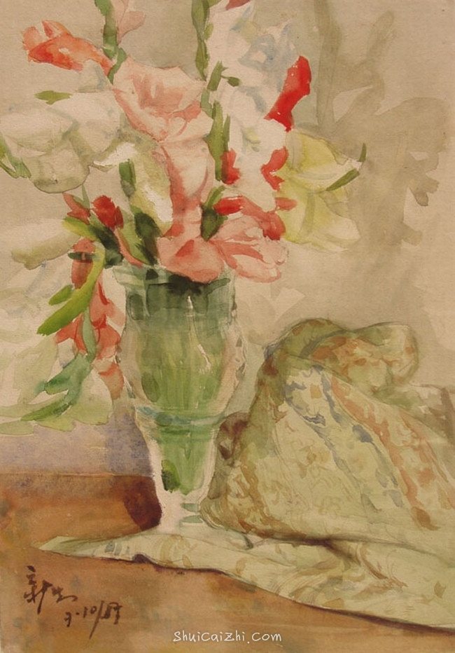 柳新生风景水彩画作品 (10)