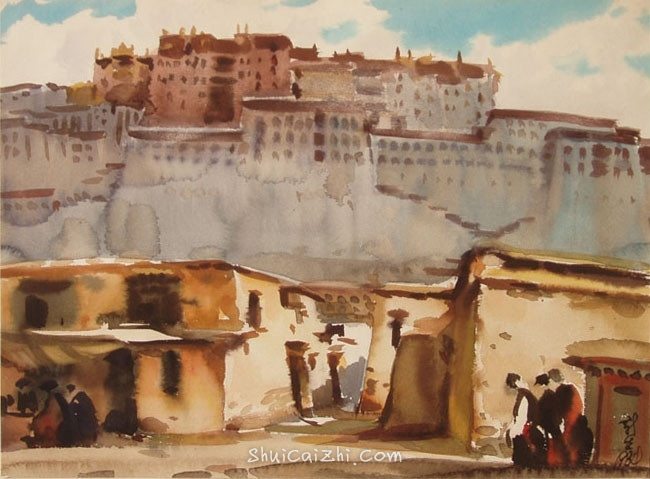 柳新生风景水彩画作品 (14)