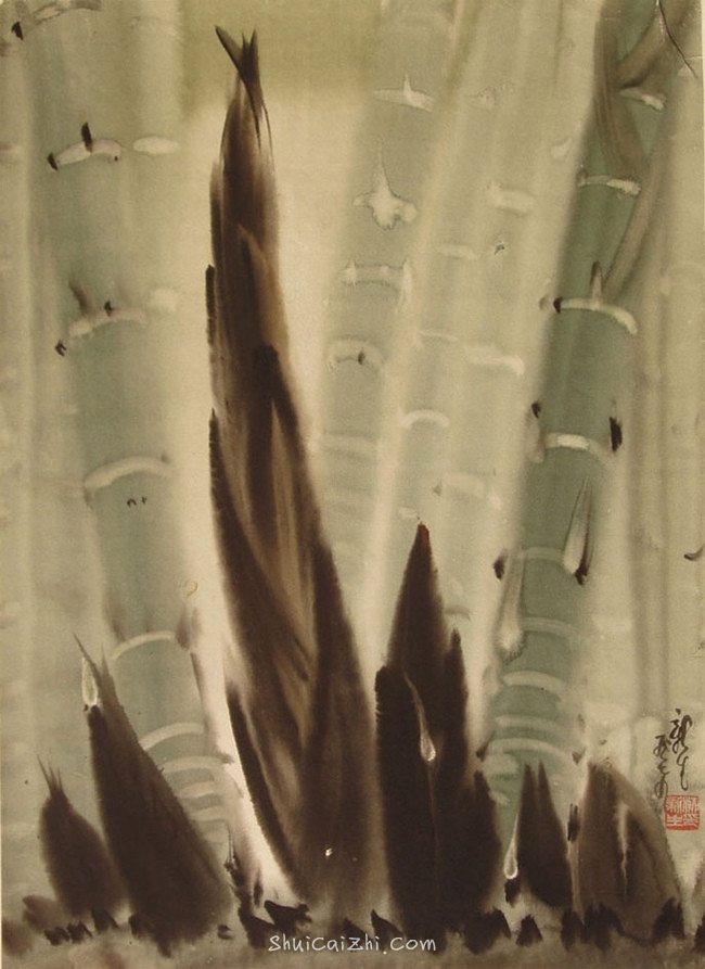 柳新生风景水彩画作品 (20)