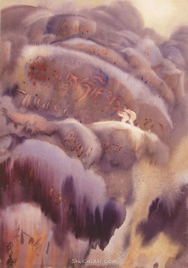 柳新生风景水彩画作品 (25)