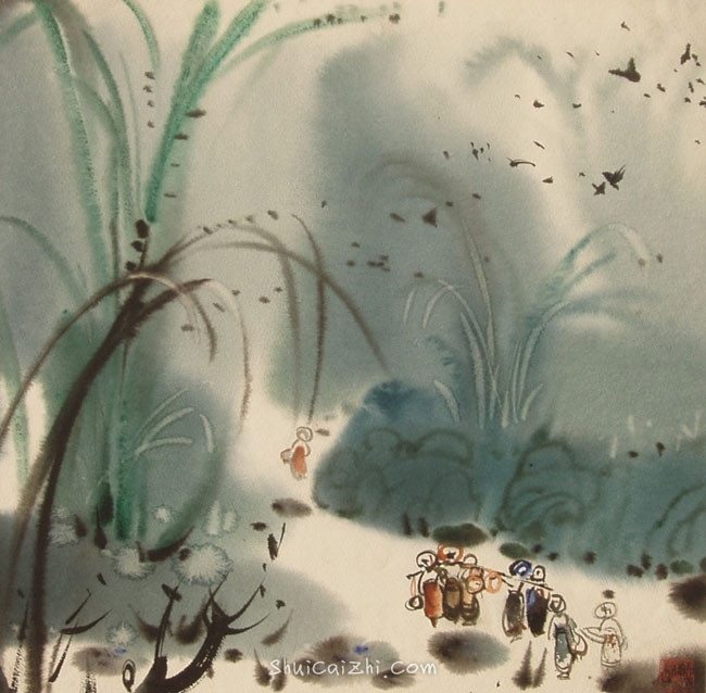 柳新生风景水彩画作品 (31)