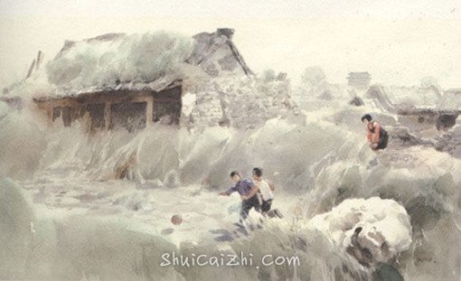 关维兴水彩画绘本《城南旧事》