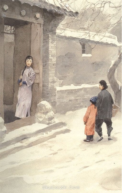 关维兴水彩画绘本《城南旧事》