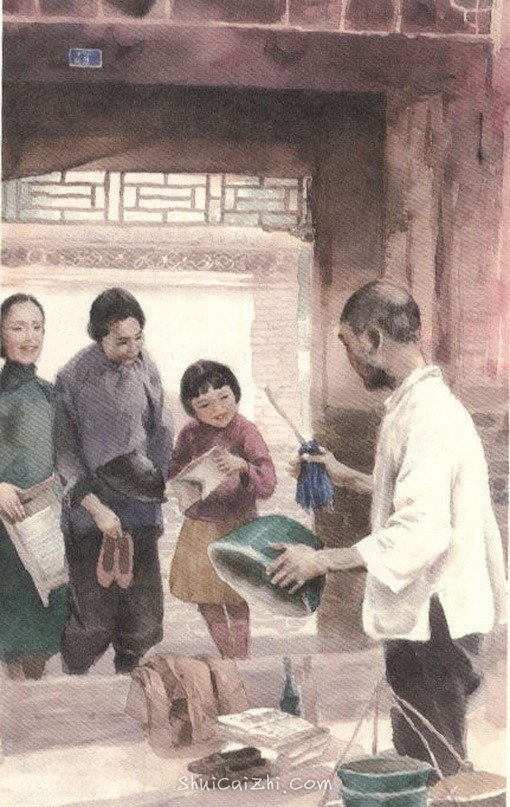 关维兴水彩画绘本《城南旧事》