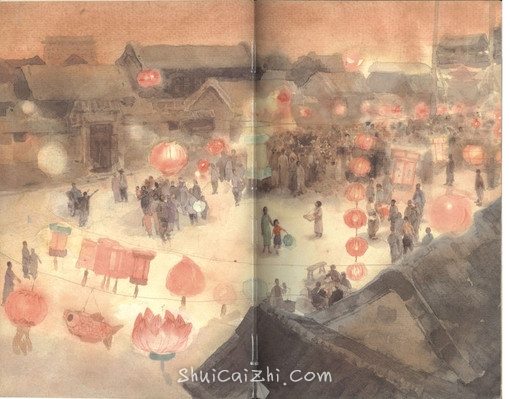 关维兴水彩画绘本《城南旧事》