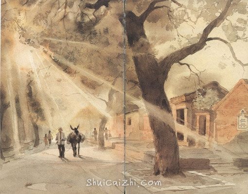 关维兴水彩画绘本《城南旧事》