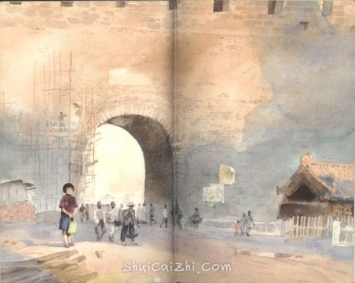 关维兴水彩画绘本《城南旧事》