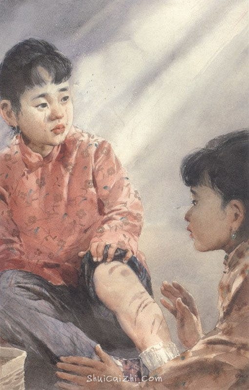 关维兴水彩画绘本《城南旧事》