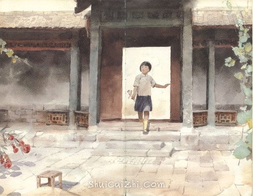 关维兴水彩画绘本《城南旧事》