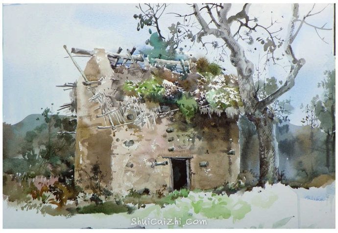 吴昌文风景水彩画作品 (14)