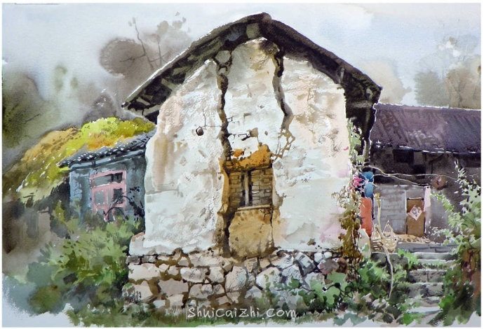 吴昌文风景水彩画作品 (19)